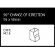 Marley Rectangular 90° Change of Direction 65x50mm - MC18